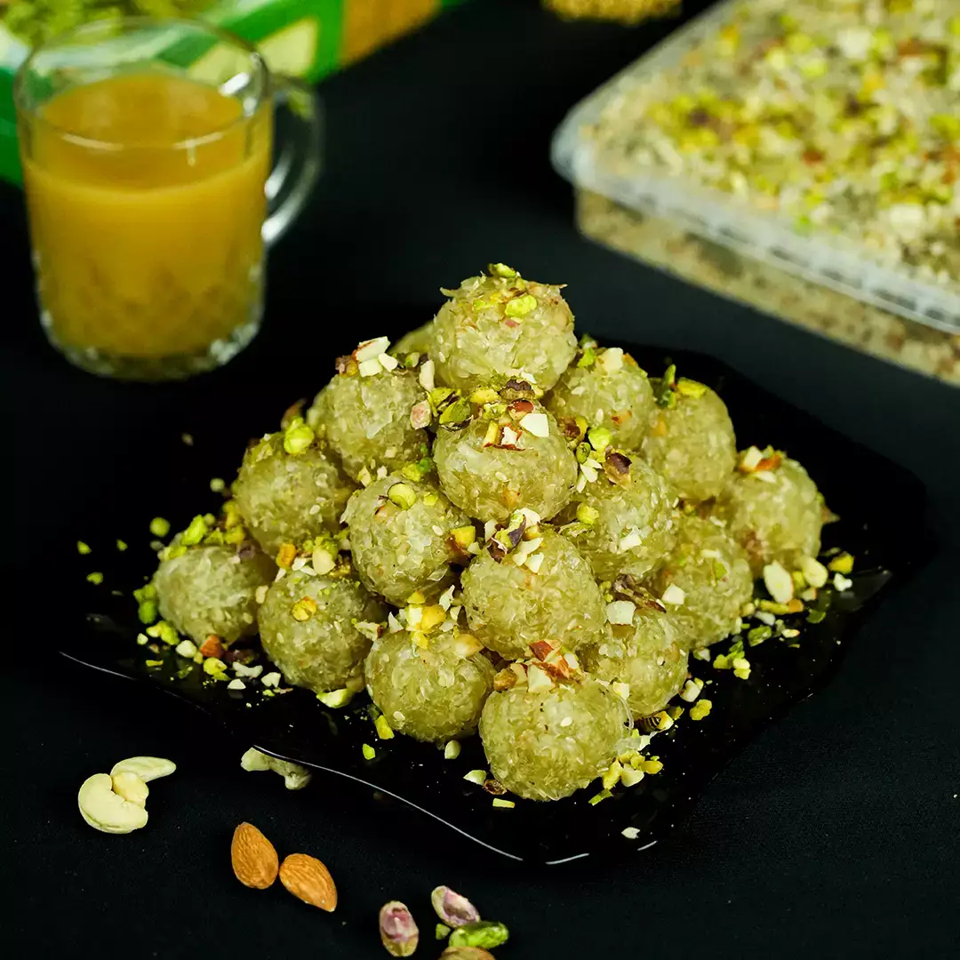 পেস্তা-পেঁপে নাড়ু | Pistachio-papaya nadu